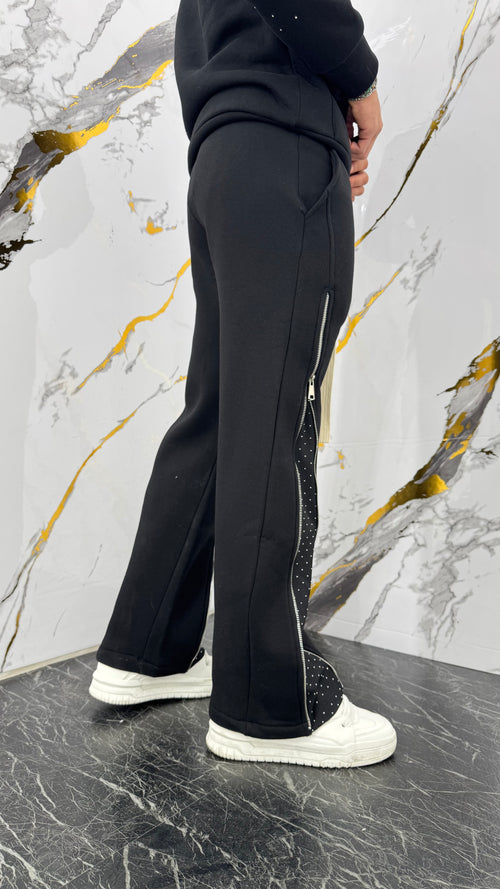 Pantalone Tuta Crystal Flare
