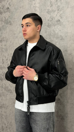 Giacca Varsity Black