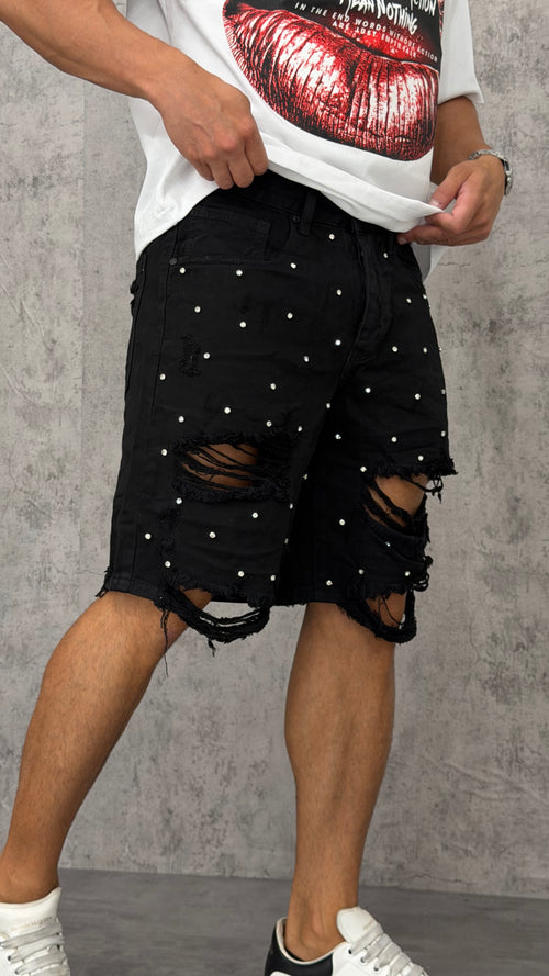 Pantaloncino Denim Black Diamond