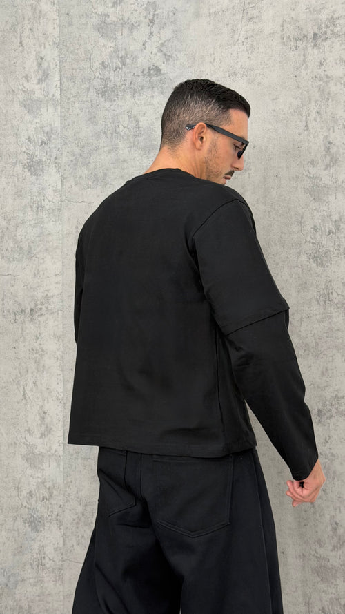 Maglia Longsleeve Overfit Crop