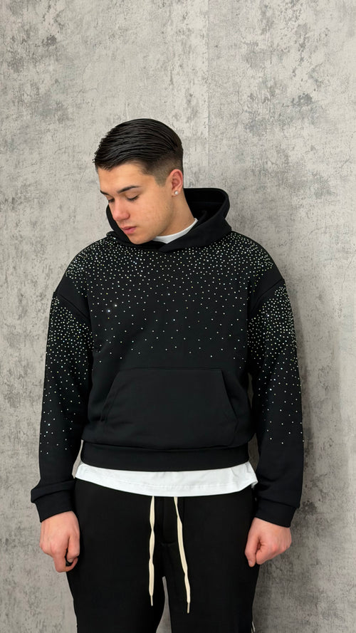 Felpa Glitter Hood Primaverile