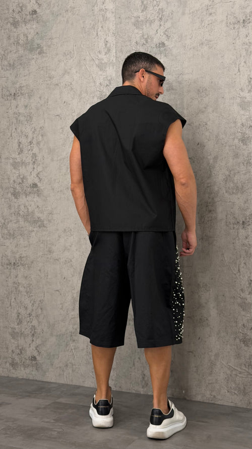 Camicia Smanicata Pearl Shine
