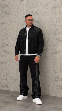 Coordinato Jeans Sparkle Black