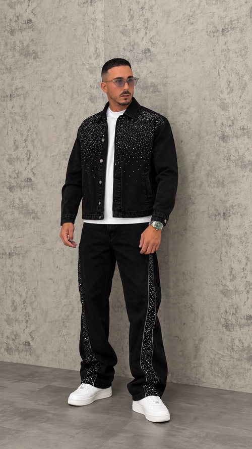 Coordinato Jeans Sparkle Black
