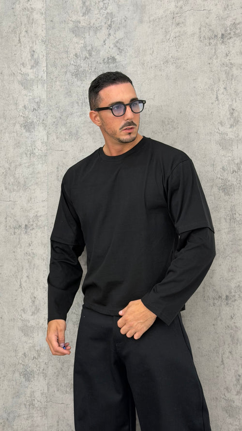 Maglia Longsleeve Overfit Crop