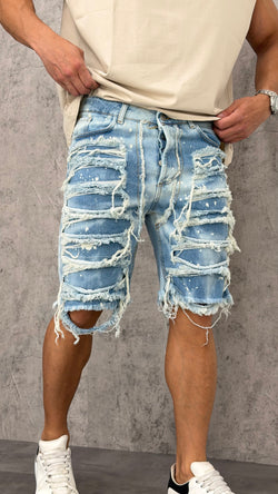 Pantaloncino Jeans Destroyed
