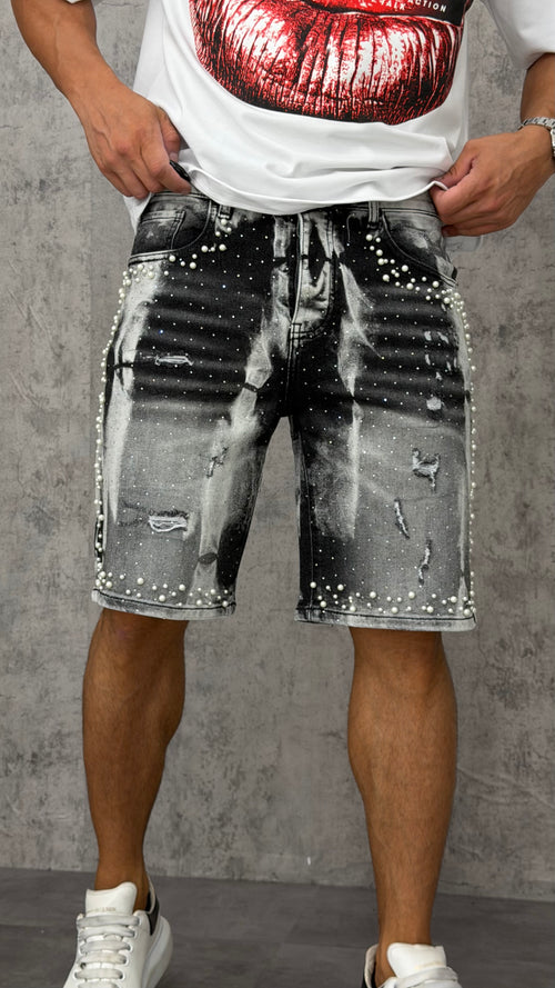 Pantaloncino Pearl Shine Black Fade