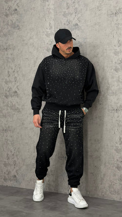 Coordinato Glitter Hood Fade