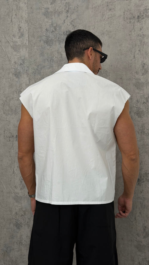 Camicia Smanicata Pearl Shine
