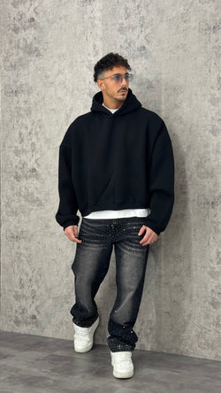 Felpa Crop Over Fit