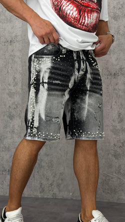 Pantaloncino Pearl Shine Black Fade