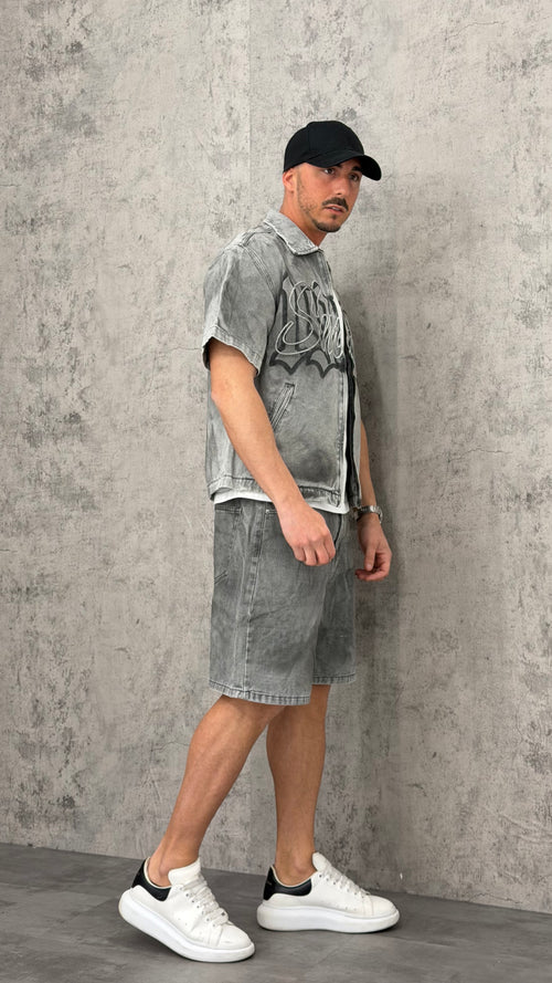 Coordinato Jeans Smart Grey