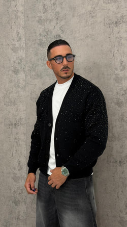 Cardigan Black Shine