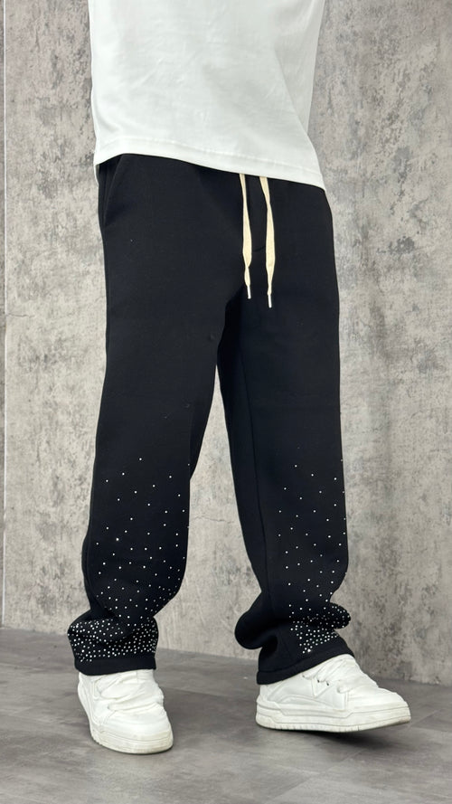 Pantalone Tuta Shiny Lace Wide