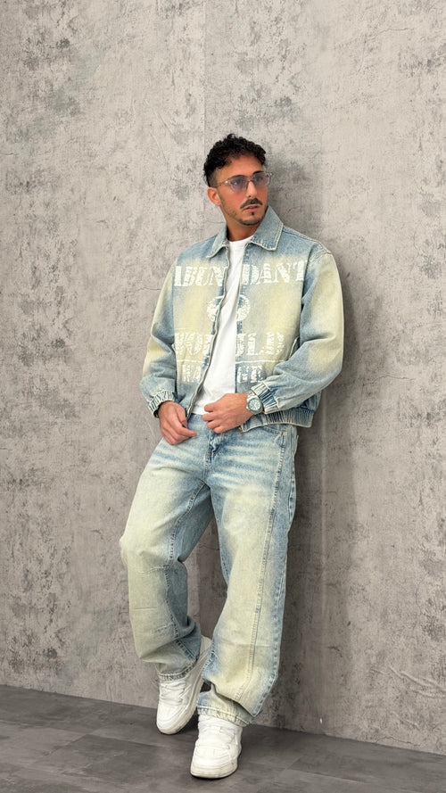 Coordinato Light Denim Balloon