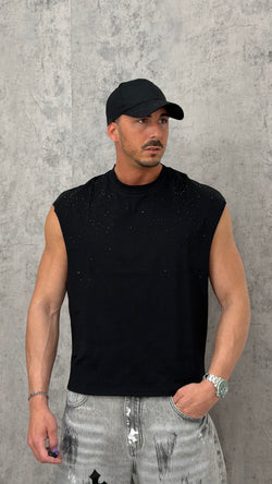 T-shirt Smanicata Crystal Drop