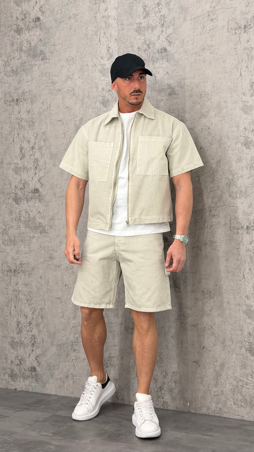 Coordinato Jeans Beige Destiny