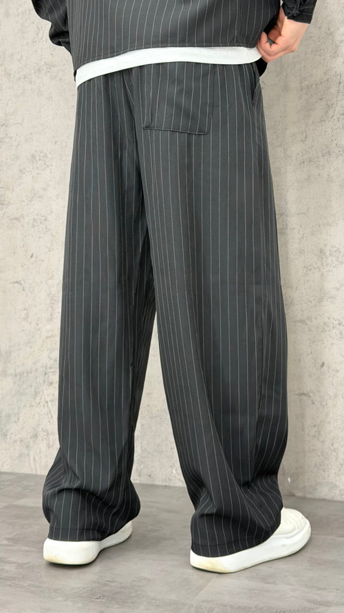 Pantaloni Wide Stripe Taylored