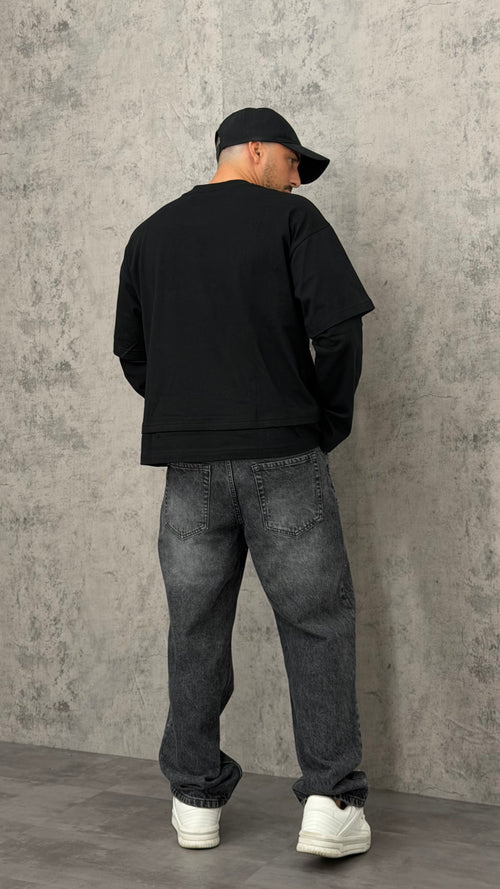 Jeans Baggy Black Diamond