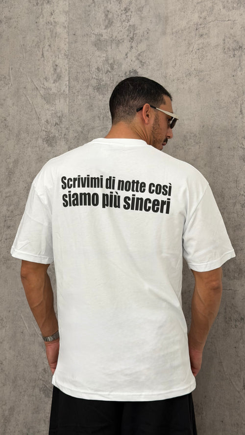T-Shirt SCRIVIMI DI NOTTE