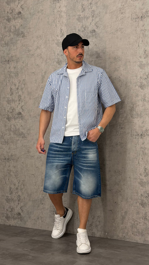 Pantaloncino Jeans Blue Spark