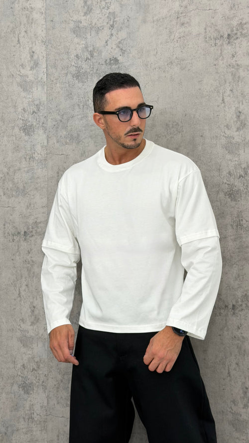 Maglia Longsleeve Overfit Crop