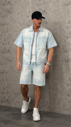 Coordinato Light Denim Fade