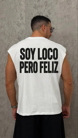 T-Shirt Smanicata SOY LOCO PERO FELIZ