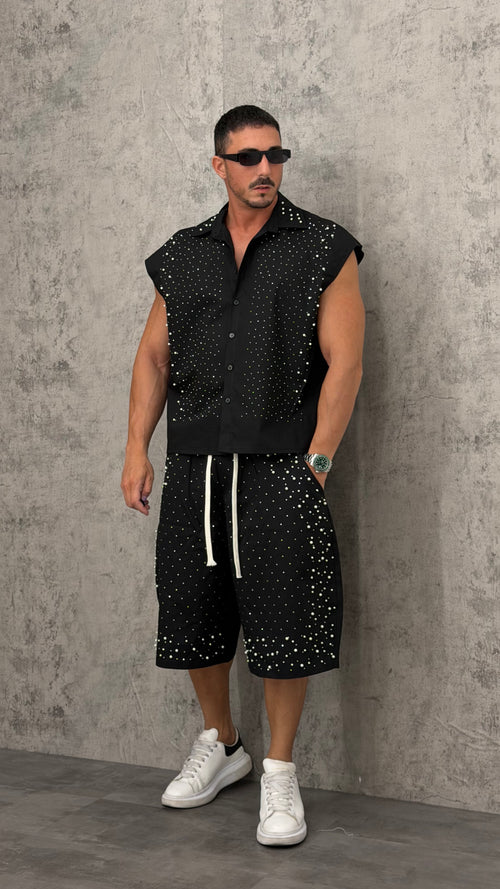 Camicia Smanicata Pearl Shine
