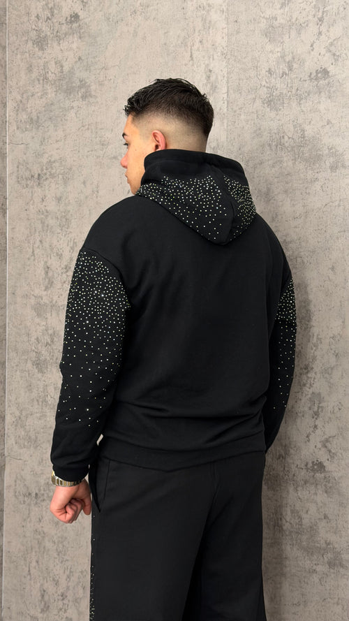 Felpa Glitter Hood Primaverile Regular