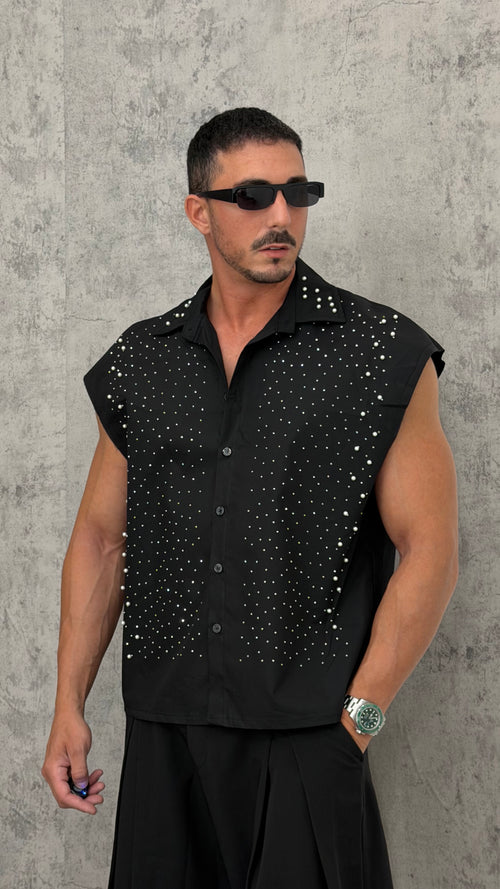 Camicia Smanicata Pearl Shine