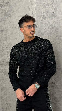 Maglioncino Crop Crystal Drop