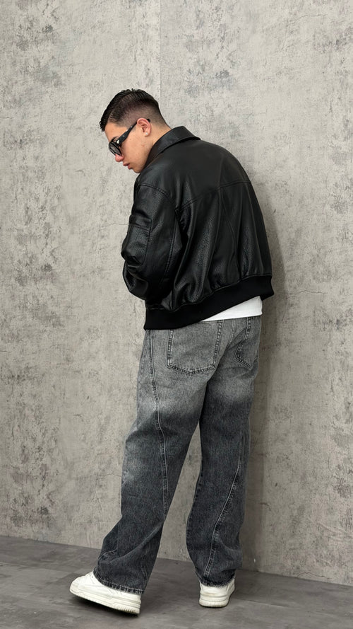 Giacca Varsity Black