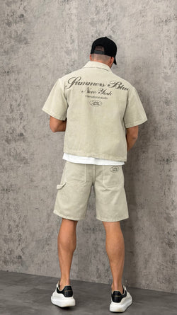 Coordinato Jeans Beige Destiny