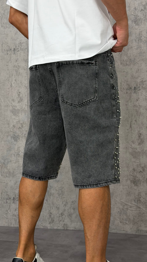 Pantaloncino Denim Steel Shine