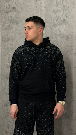 Felpa Glitter Hood Primaverile Regular