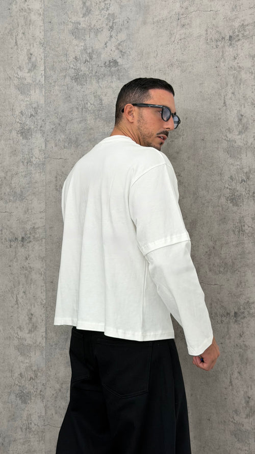Maglia Longsleeve Overfit Crop