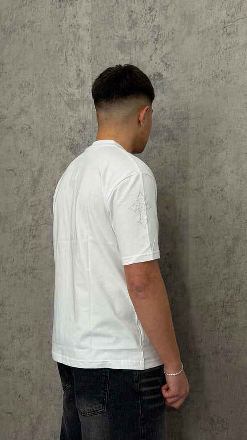T-shirt Minimal Cross Sparkle