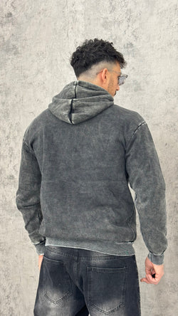 Felpa Zip NY Washed