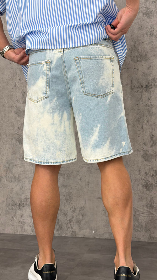 Pantaloncino Jeans Ice Washed