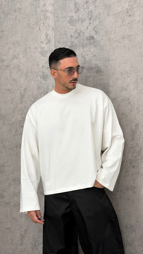 Maglia Longsleeve Crop Essential