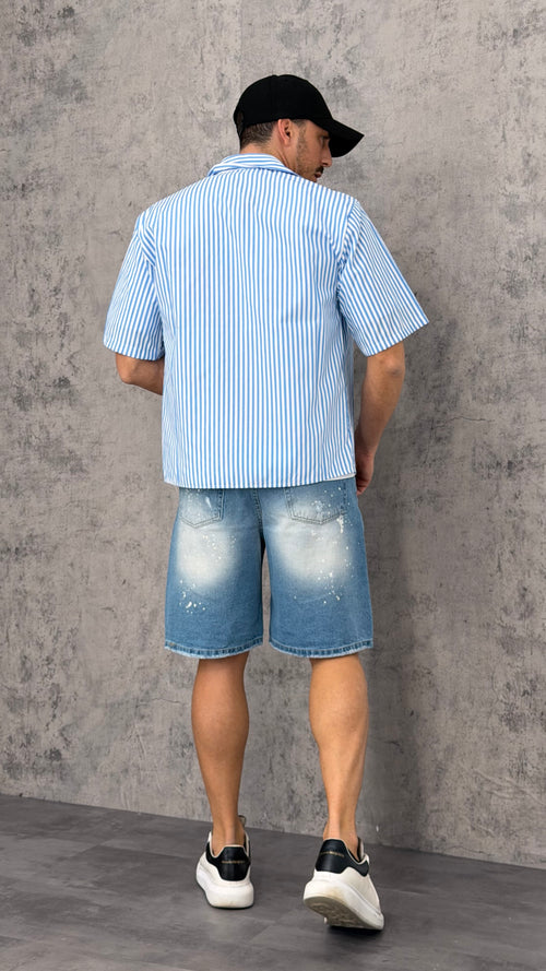 Pantaloncino Jeans Ice Wash