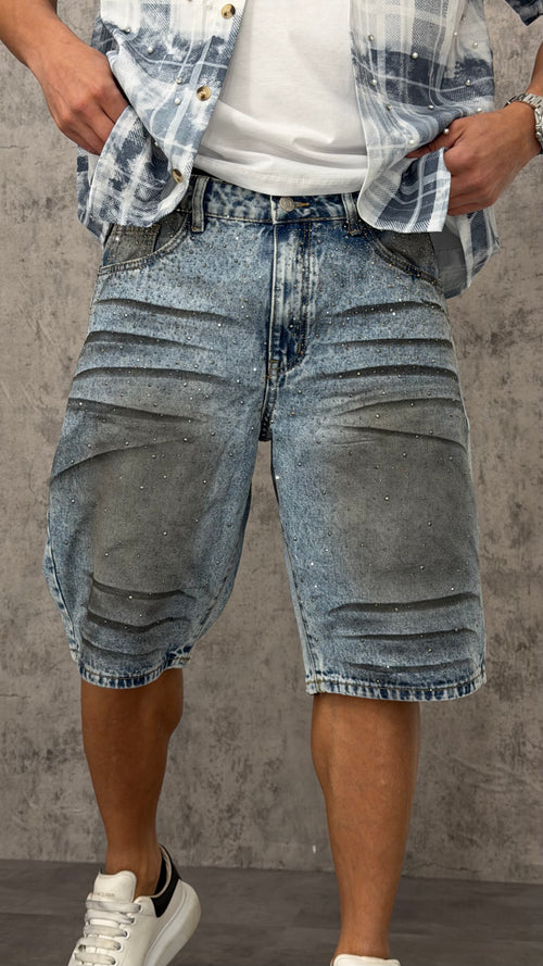 Pantaloncino Jeans Light Diamond