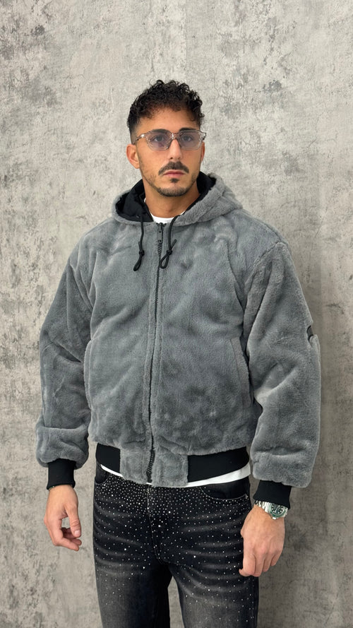 Pellicciotto Double Face Respect Grey