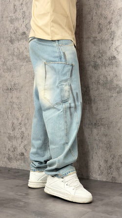 Jeans Balloon Fade Side Pocket