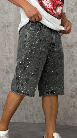 Pantaloncino Denim Steel Shine