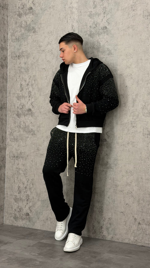Pantalone Tuta Wide Sparkle