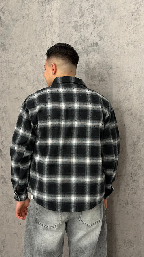 Camicia Check Spark Black