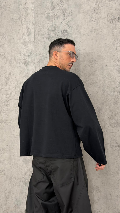 Maglia Longsleeve Crop Essential