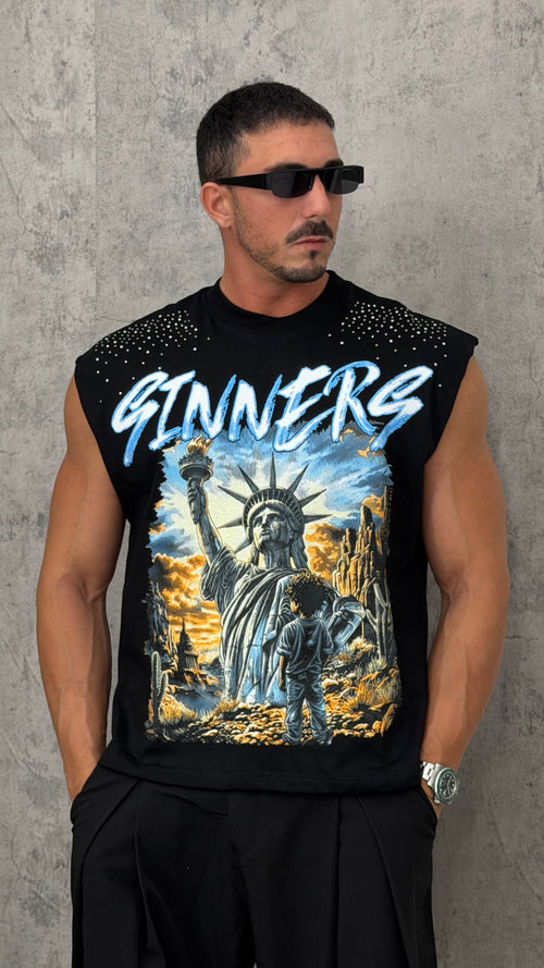 T-Shirt Smanicata Shine Sinners